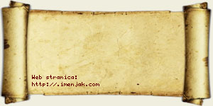 Jovanka Jačovac vizit kartica